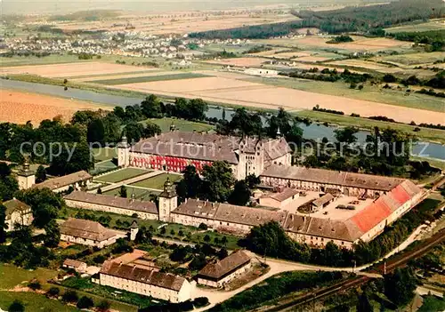 AK / Ansichtskarte Corvey Schloss und ehem Reichsabtei bei Hoexter Fliegeraufnahme Corvey