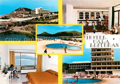 AK / Ansichtskarte Cala_Ratjada_Mallorca Hotel Cala Lliteras Bar Zimmer Pool Cala_Ratjada_Mallorca