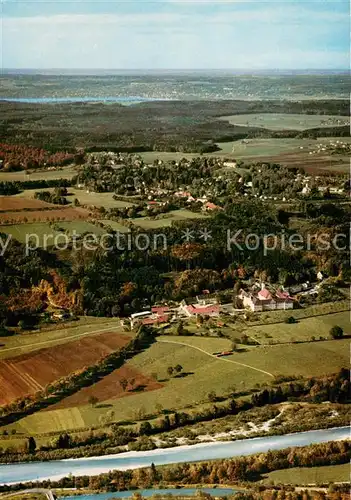AK / Ansichtskarte Schaeftlarn Fliegeraufnahme mit Benediktinerabtei Schaeftlarn