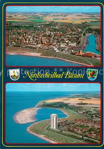 AK / Ansichtskarte Buesum_Nordseebad Fliegeraufnahmen Buesum_Nordseebad