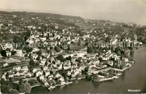 AK / Ansichtskarte Maennedorf_ZH Fliegeraufnahme 
