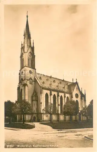 AK / Ansichtskarte Winterthur__ZH Kath Kirche 