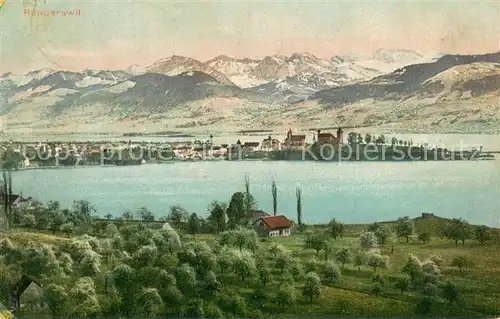 AK / Ansichtskarte Rapperswil_Zuerichsee_BE Panorama 