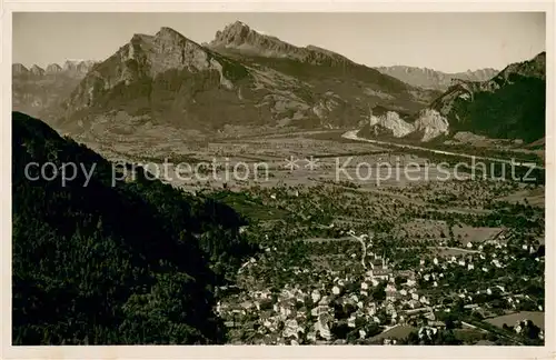 AK / Ansichtskarte Bad_Ragaz_Ragatz_SG Alvier und Churfirsten 