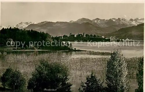 AK / Ansichtskarte Rapperswil_Zuerichsee_BE Panorama 