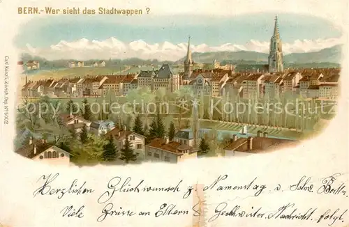AK / Ansichtskarte Bern_BE Stadtansicht Bern_BE