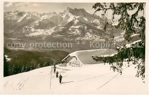 AK / Ansichtskarte Leysin_VD Les Dents du Midi 