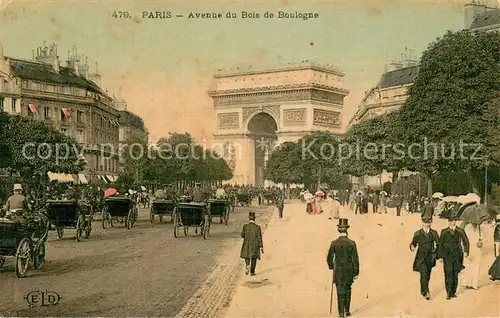AK / Ansichtskarte Paris_75 Avenue du Bois de Boulogne 