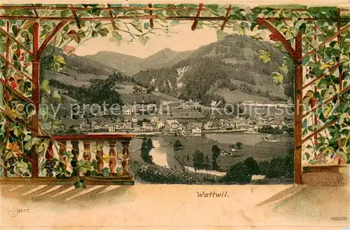 AK / Ansichtskarte Wattwil Panorama Wattwil