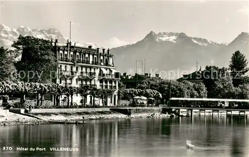AK / Ansichtskarte Villeneuve_Alpes de Haute Provence Hotel du Port Villeneuve