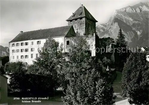 AK / Ansichtskarte Maienfeld_GR Schloss Brandis 