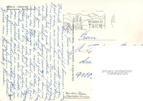 AK / Ansichtskarte Thun_BE Hauptgasse  Thun_BE