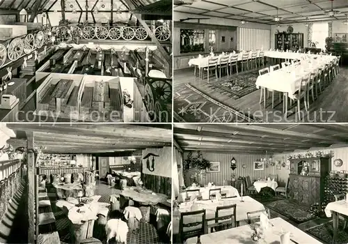 AK / Ansichtskarte Raperswilen_TG Landgasthof Loewen Gastraeume 