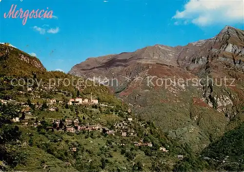 AK / Ansichtskarte Mergoscia Fliegeraufnahme Mergoscia