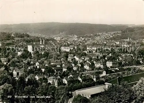 AK / Ansichtskarte Winterthur__ZH Blick vom Baeumli Fliegeraufnahme 