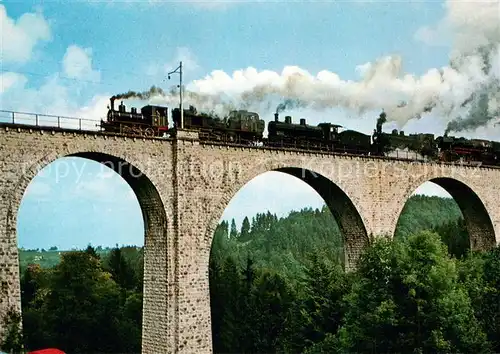 AK / Ansichtskarte Degersheim__SG Internationales Dampflokifest Weissenbach Viadukt Bodensee Toggenburg Bahn 