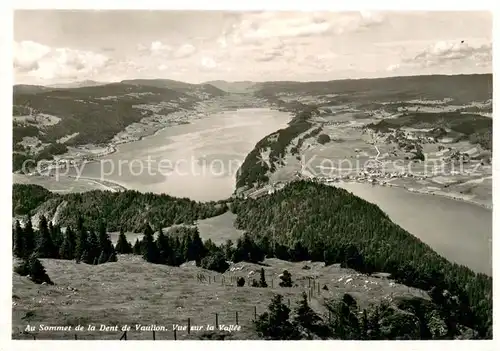 AK / Ansichtskarte Sommet_des_Diablerets Dent de Vaulion Vue sur la Vallee Sommet_des_Diablerets