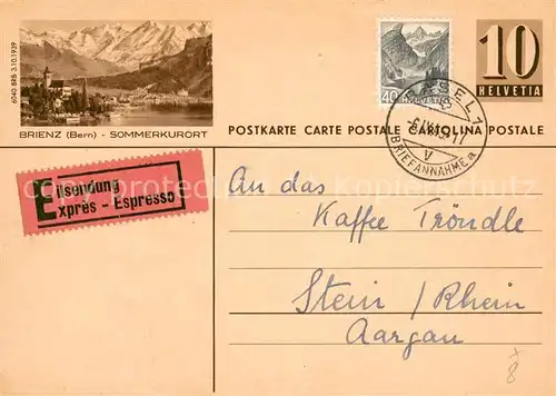 AK / Ansichtskarte Brienz_Brienzersee Panorama Brienz Brienzersee