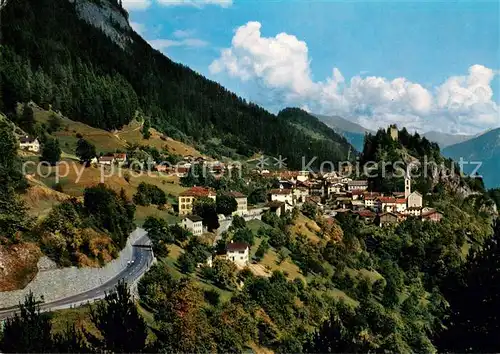 AK / Ansichtskarte Trin Fliegeraufnahme Trin