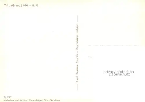 AK / Ansichtskarte Trin Fliegeraufnahme Trin