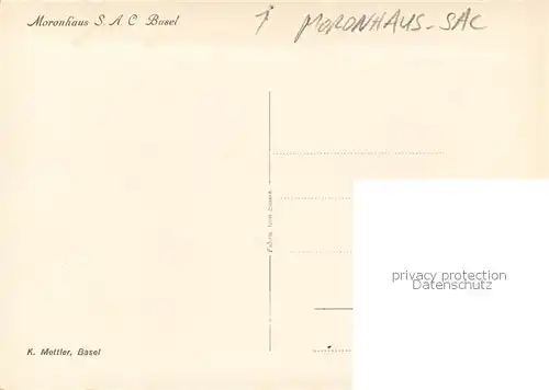 AK / Ansichtskarte Moronhaus_SAC_Malleray Bevilard_BE Ansicht 