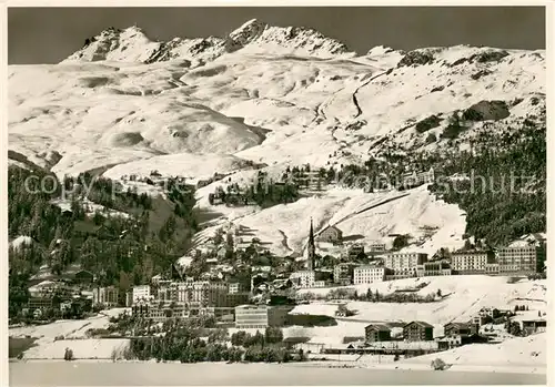 AK / Ansichtskarte St_Moritz_GR mit Corviglia und Piz Nair St_Moritz_GR