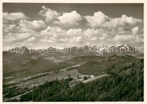 AK / Ansichtskarte St_Anton_Gais Fliegeraufnahme mit Alpstein St_Anton_Gais