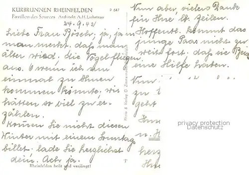 AK / Ansichtskarte Rheinfelden_AG Pavillon des Sources  Rheinfelden AG