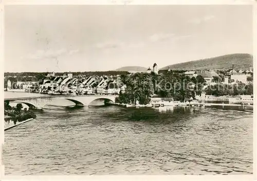 AK / Ansichtskarte Rheinfelden_AG mit Burgkastell Rheinfelden AG