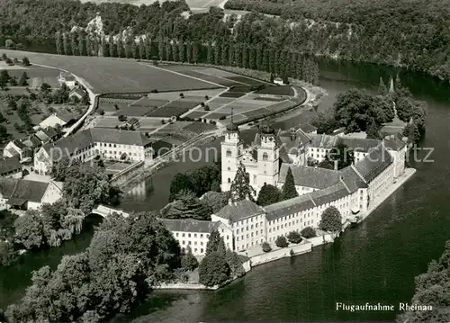 AK / Ansichtskarte Rheinau_ZH Fliegeraufnahme Schloss Rheinau_ZH