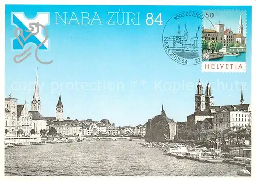 AK / Ansichtskarte Zuerich_ZH NABA Zueri 84 Limmatpartie Zuerich_ZH