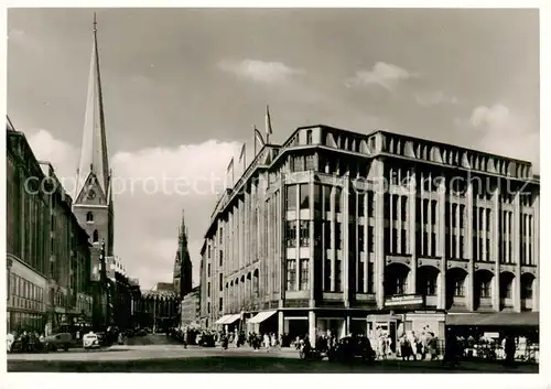 AK / Ansichtskarte Hamburg Moenckebergstrasse m. Karstadthaus Hamburg