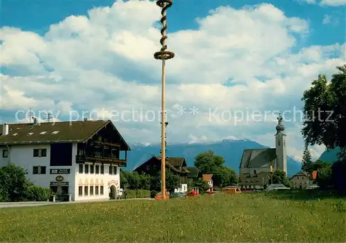 AK / Ansichtskarte Anger_Chiemgau Gasthof Alpenhof Aussenansicht Anger Chiemgau