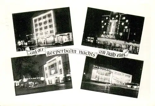 AK / Ansichtskarte Hamburg Reeperbahn nachts Hamburg