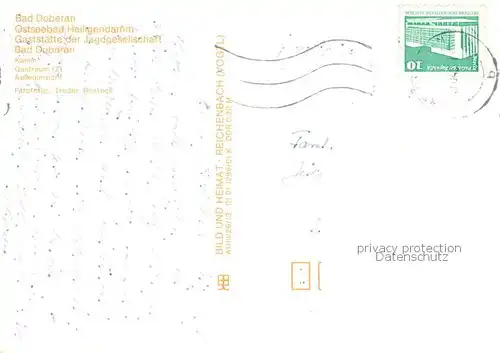 AK / Ansichtskarte Bad_Doberan Jagdhaus Heiligendamm Teilansichten Bad_Doberan