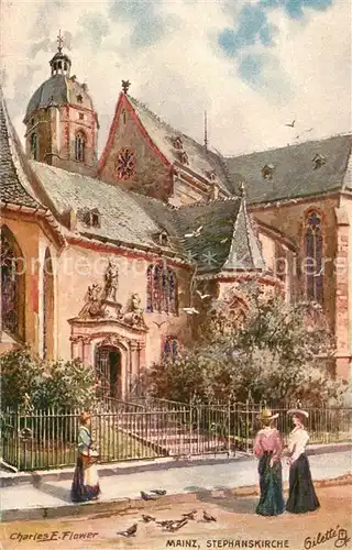 AK / Ansichtskarte Verlag_Tucks_Oilette_Nr. Nr.187 Mainz Stephanskirche 