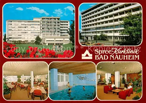 AK / Ansichtskarte Bad_Nauheim Spree Kurklinik Teilansichten Bad_Nauheim