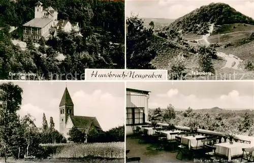 AK / Ansichtskarte Neugraben_Hausbruch Falkenberg Heideburg Kirche Sennhuette Neugraben Hausbruch