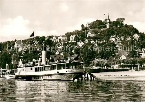 AK / Ansichtskarte Blankenese_Hamburg Suellberg kl.Dampferschiff 