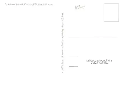 AK / Ansichtskarte Koeln__Rhein Imhoff Stollwerck Museum 