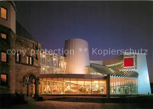 AK / Ansichtskarte Koeln__Rhein Imhoff Stollwerck Museum bei Nacht 