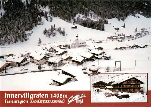 AK / Ansichtskarte Innervillgraten Ferienort im Hochpustertal Berggasthof Innervillgraten