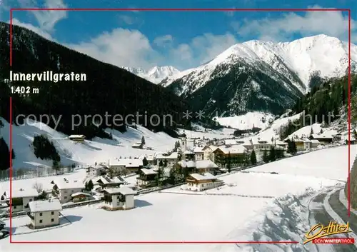 AK / Ansichtskarte Innervillgraten Erholungsort im Hochpustertal Wintersportplatz Alpen Innervillgraten