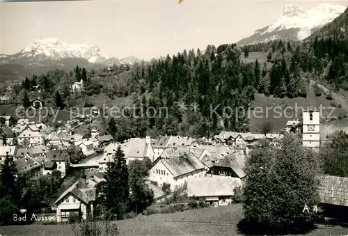 AK / Ansichtskarte Bad_Aussee_Steiermark Ortsansicht mit Kirche Alpen Bad_Aussee_Steiermark