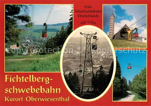 AK / Ansichtskarte Oberwiesenthal_Erzgebirge Fichtelberg Schwebebahn Oberwiesenthal Erzgebirge