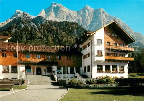 AK / Ansichtskarte Ehrwald_Tirol Talstation der Zugspitzbahn Zugspitze Wettersteingebirge Ehrwald Tirol