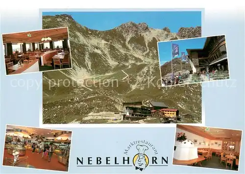 AK / Ansichtskarte Oberstdorf Nebelhorn Bergstation Bergrestaurant Allgaeuer Alpen Oberstdorf