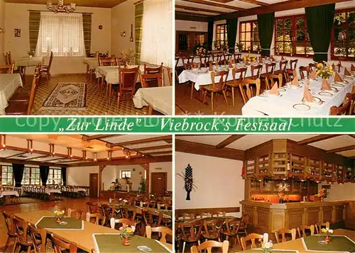 AK / Ansichtskarte Zeven Gaststaette Zur Linde Vierbrocks Festsaal Zeven