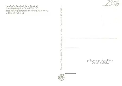 AK / Ansichtskarte Aukrug Hanssens Gasthof Innenansichten Aukrug