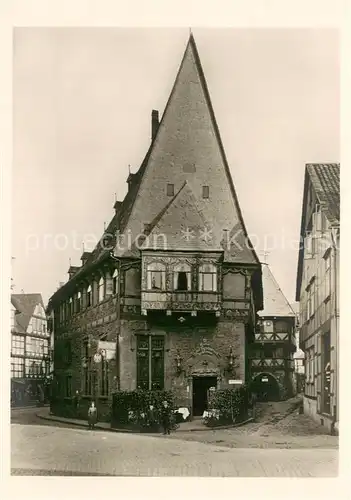 AK / Ansichtskarte Goslar Brusttuch Altes Haus Goslar